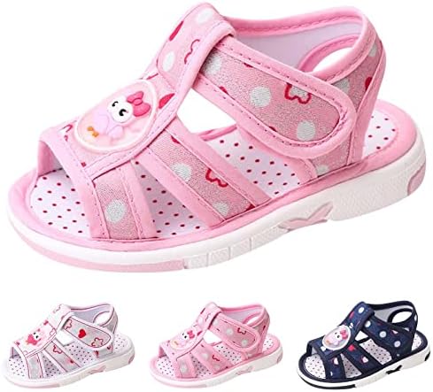ילדי קיץ נעלי פעוטות תינוקות סנדלים שטוחים תחתית ללא החלקה אופנטו נעלי שמלה לבנות נושמות לבנות