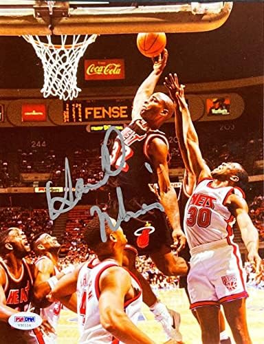 הרולד כורה NBA מיאמי היט חתום 11x14 תמונה PSA V30114 - תמונות NBA עם חתימה