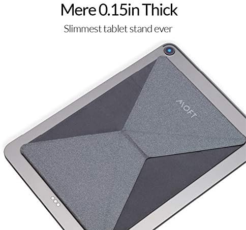 טאבלט דבק Moft מעמד בלתי נראה ומתקפל עומד על האור האולטרה-אולטרה, הטאבלט הדק ביותר עומד עבור iPad Mini וטבליות