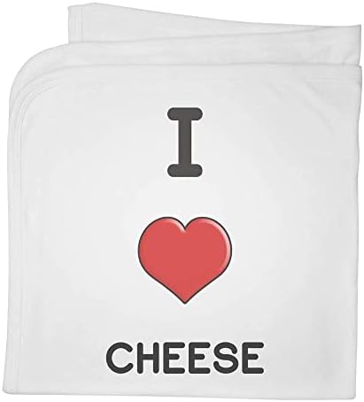 'אני אוהב גבינה' שמיכה / צעיף כותנה