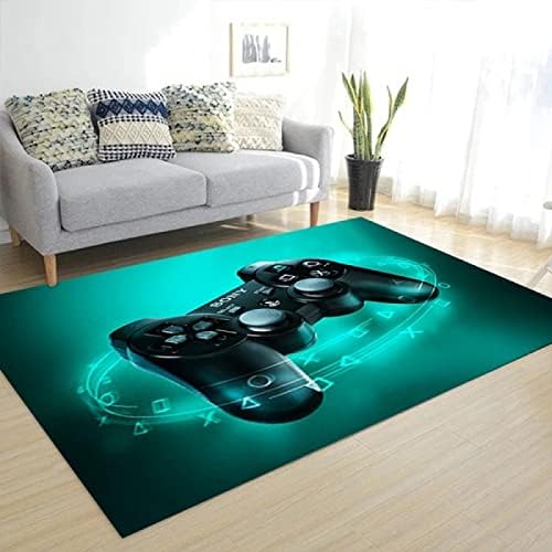 קוסמה ירוק משחק בקר בדוגמת שטיח קריקטורה 3 ד בדוגמת משחק רצפת מחצלת סלון שטיח
