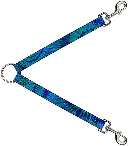 כלב רצועה ספליטר עניבה לצבוע ירוק כחול סגול 1 רגל ארוך 1 אינץ רחב