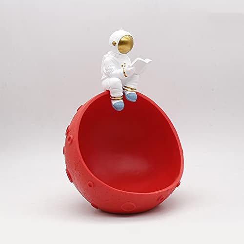 יאיונג אסטרונאוט עיצוב ממתקי קערת שרף דקורטיבי סוכריות מיכל מחזיק שולחן עבודה ארגונית דקור המפלגה