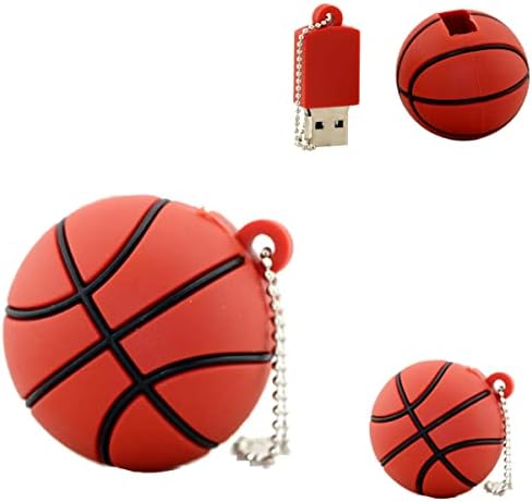 כונן פלאש כדורסל - כונן USB כדורסל - כונן אגודל כדורסל לשחקני כדורסל - מתנות כדורסל לשחקנים - 16 Gig Pen
