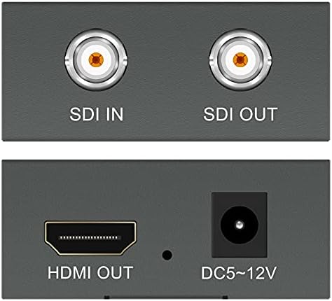 SDI ל- HDMI Video Mini Converter עם Audio Ambdder, SDI ל- HDMI מתאם עבור SD-SDI, HD-SDI ו- 3G-SDI SIGNSING