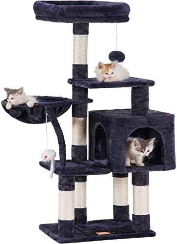 פלטפורמה מרובת מפלסים עץ חתול - דירת מגדל חתולים לחתולים מקורה-נוזאיה