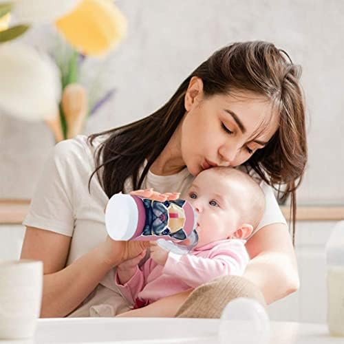 חמוד צרפתית בולדוג קש כוס-גרפי תינוק קש כוס-צבעוני קש כוס