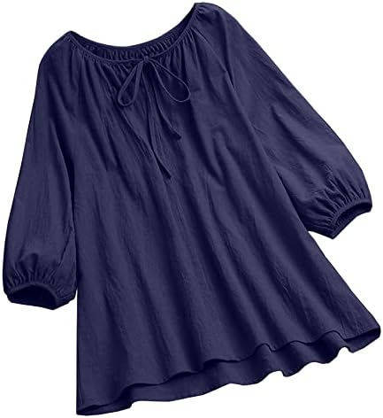 מתגנדר חולצות לנשים נשים מקרית קיץ מוצק צבע טוניקת קצר שרוול חולצות בתוספת גודל אופנה חולצות