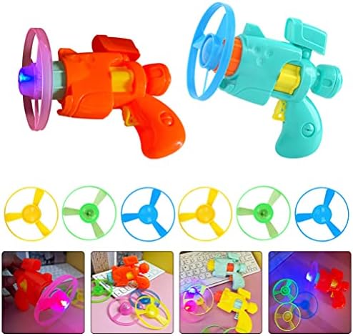 קיסאנג 'ל ילדים צעצועי דיסק מעופף משגר דיסק מעופף צעצועי עב' מים עם אורות לד מחרוזת עב 'מים מסוק