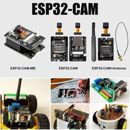 2 PCS ESP32-CAM-MB, AIDEEPEN ESP32-CAM W BT לוח ESP32-CAM-MB מיקרו USB ליציאה סידורית CH-340G