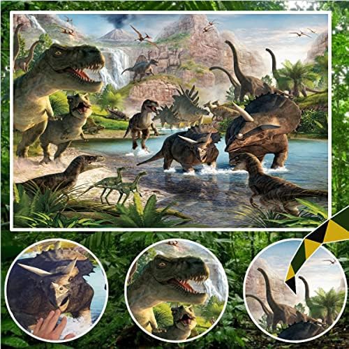 תפאורות לילדים יום הולדת קישוט דינוזאור נושא תמונה רקע עבור מסיבת תמונות818