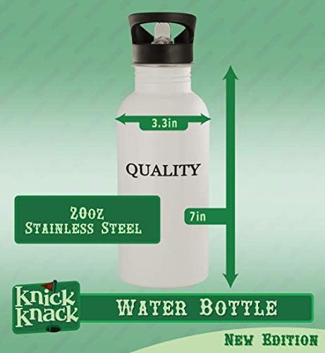 מתנות Knick Knack Hor - בקבוק מים מפלדת אל חלד 20oz, כסף