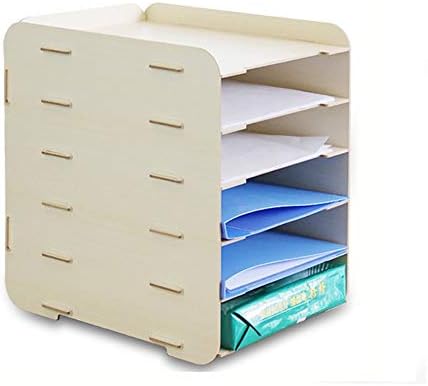קובץ קובץ J-File, קובץ עץ שולחני, 4 שכבות של ציוד משרדי יצירתי, מחזיק קבצי תיבת אחסון רב שכבתי, לשימוש במשרד