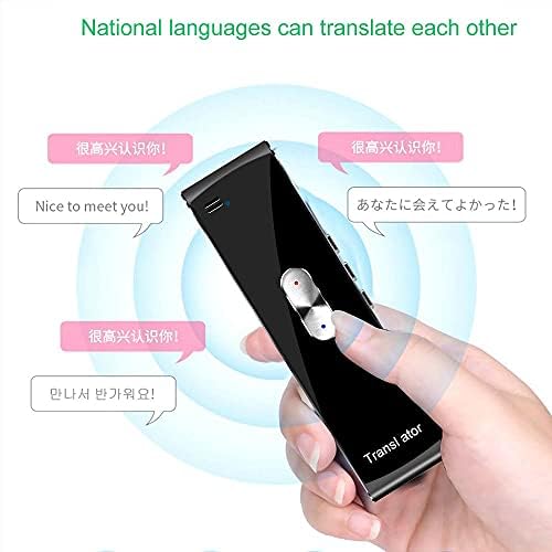 עבה נייד מיני חכם מתורגמן 70 שפות דו כיוונית בזמן אמת מיידי קול מתורגמן אפליקציה