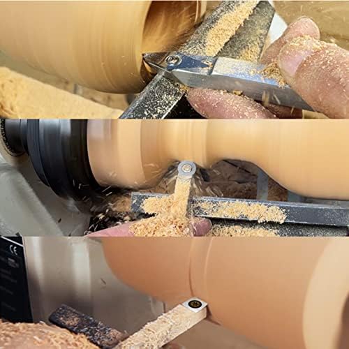 סייקסול גואנגמינג-5 יחידות מתכת מחרטה כלים נגרות אביזרי סט קרביד הטה עץ הפיכת כלים לעץ עם נוחות ידית כולל מחוספס