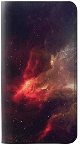 רוא3897 אדום ערפילית חלל עור מפוצל להעיף מקרה כיסוי לסמסונג גלקסי של 23 אולטרה