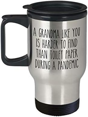 קשה למצוא סבתא כמוך מאשר ספל נייר טואלט כוס קפה נסיעות בהסגר מצחיק