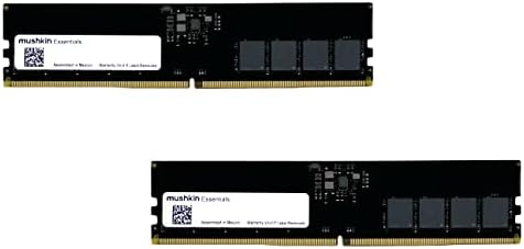 Mushkin Essentials-DDR5 DRAM DRAM-ערכת זיכרון UDIMM 64GB UDIMM-4800MHz CL-40-288-PIN 1.1V PC RAM-Intel