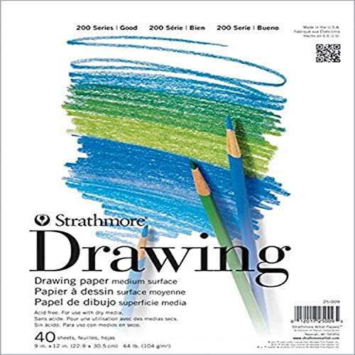 Strathmore 5 x 8.5 משטח ציור סטודנטים, 5.5 x8.5, 40 גיליונות