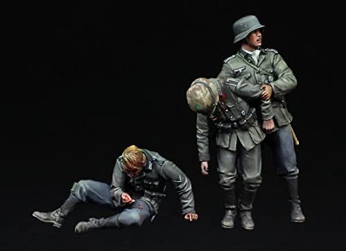 גודמואל 1/35 מלחמת העולם השנייה גרמנית חייל פצוע שרף דמות / אינו מורכב ולא צבוע חייל מיניאטורי ערכת