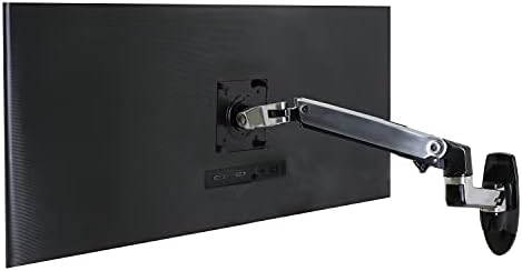 Ergotron - LX Arm Monitor Single, Mount Wesa Wall - עבור צגים עד 34 אינץ ', 7 עד 25 קילוגרמים - אלומיניום מלוטש