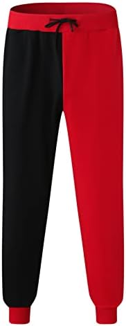 מכנסיים לריצה של דיאגו גברים גברים בצבע בלוק אתלטי אופנה ג'וג'ר אימון מכנסיים ספורט מכנסיים מתאימים ונוחיים