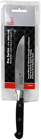 סכין כלי עזר של Craft Craft Pro, אורך 8 אינץ 'באורך 8 אינץ', נירוסטה/שחור
