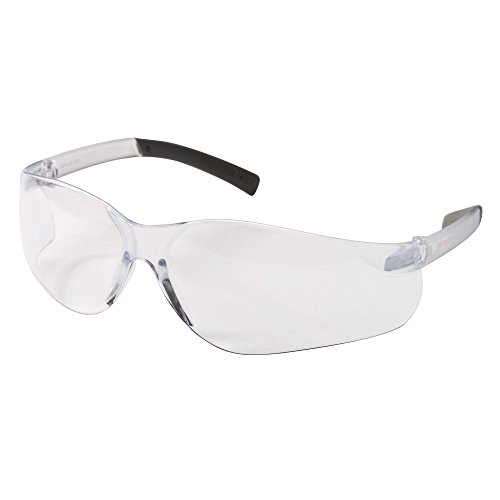 Kleenguard V20 משקפי בטיחות טוהר, הגנה על UV, עדשות ברורות עם ציפוי קשה עם מקדשים ברורים, 12 זוגות