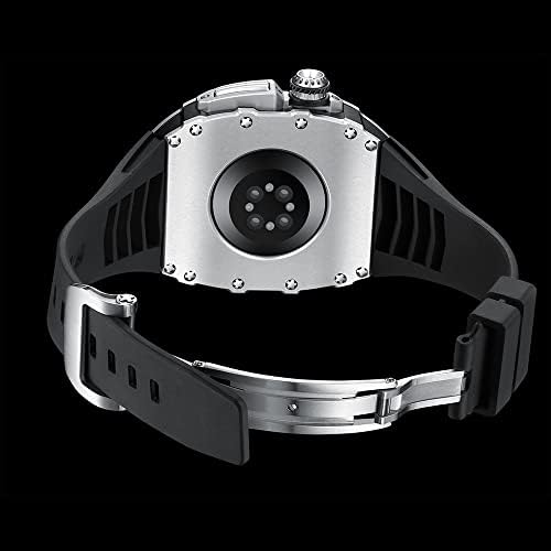 מארז מתכת סגסוגת אלומיניום יוקרתית של Trdybsk עבור Apple Watch 8 7 6 SE 5 4 ערכת שינוי IWatch סדרה 44 ממ 45 ממ