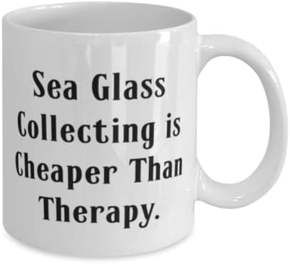 מתנות איסוף זכוכית ים מושלמת, איסוף זכוכית ים זול יותר מאשר, זכוכית ים אוספת 11 ספל 15oz מחברים, רעיונות