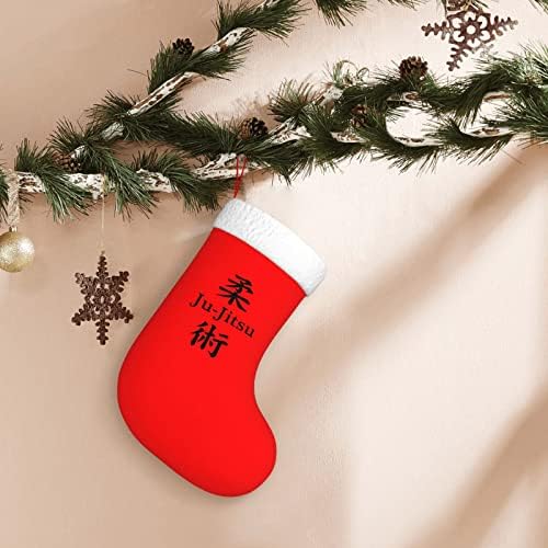Cutedwarf ju Jitsu Christma Stockings Keishations עץ חג המולד גרבי חג המולד למתנות למסיבות חג חג המולד 18