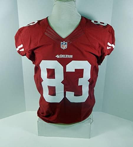 סן פרנסיסקו 49ers Busta Anderson 83 משחק הונפק אדום ג'רזי 44 DP30222 - משחק NFL לא חתום בשימוש גופיות