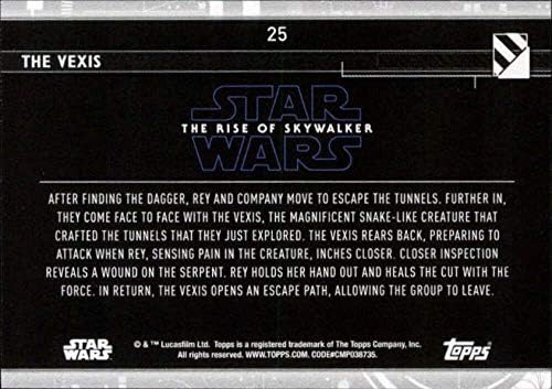 2020 Topps מלחמת הכוכבים העלייה של Skywalker Series 2 Blue 25 כרטיס המסחר של Vexis