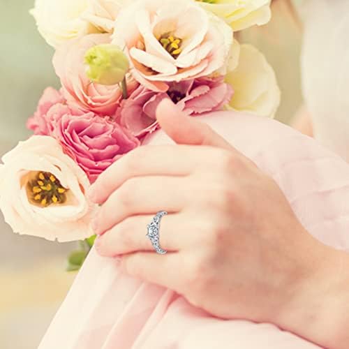 ולנטיין של טבעת נשים של חתונה טבעת תכשיטי טבעת אופנה יום הולדת אירוסין יום מתנת טבעות אהבת לב טבעת