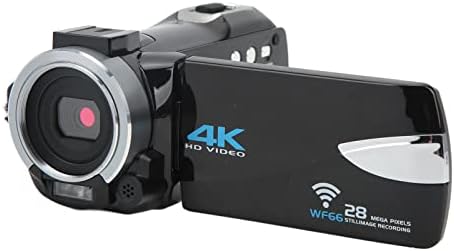 נייד אטום למים 3.0 אינץ 'מסך מגע 4K מצלמת פעולה Antishake כף יד DV DV מצלמת מצלמת 28MP 25FPS 18X