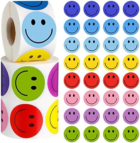 1500 חתיכות שמח חיוך פנים מדבקות קטן שמח פנים מדבקות מיני מוטיבציה מדבקות צבעוני תמריץ מדבקות התנהגות