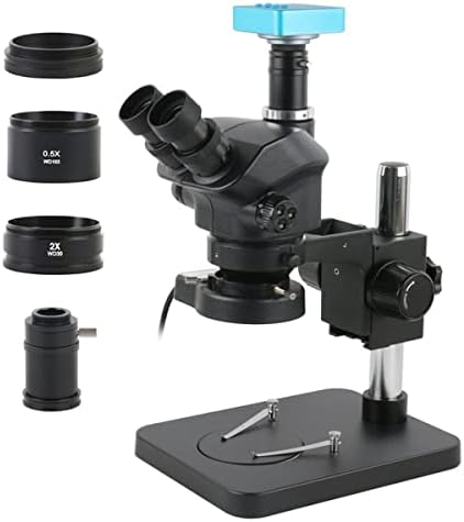 אביזרי מיקרוסקופ 48 מגה פיקסל 2 יו אס בי מצלמת וידאו 7 איקס-50 איקס סימול-מוקד מיקרוסקופ טרינוקולרי זום מיקרוסקופ