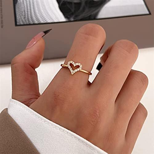 גברים תכשיטי טבעות פרח טבעת סט טמפרמנט טבעת אהבת חיבוק טבעת נשי אופנה אישיות טבעת פשוט גבירותיי