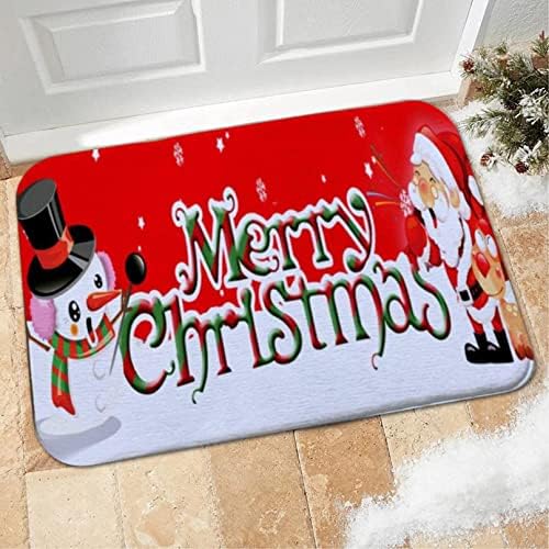 מחצלת חג המולד של שאן-S מחצלות רצפה ללא הרצפה שטיח רצפת אמבטיה עץ חג מולד שמח אייל סנטה קלאוס