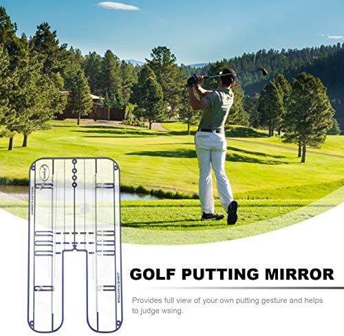 אביזרי חיצוני Besportble 1 סט הגולף הגולף מראה יישור עם הצבת Cup Combo ניידים אימוני אימון נדנדה תרגול תרגול
