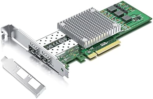 0.5M 10 גרם SFP+ DAC עם כרטיס רשת SFP+ 10GB, Broadcom BCM57810S ChIP, יציאת SFP+ כפולה, PCI Express X8, תמיכה