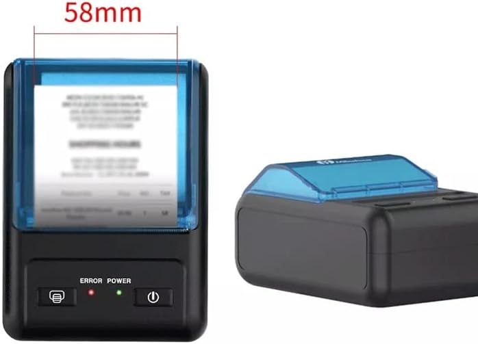 N/A מיני הדפסת תרמית מדפסת קבלת USB קבלת מכשירים תואמת להדפסת תוויות אנדרואיד נייר.