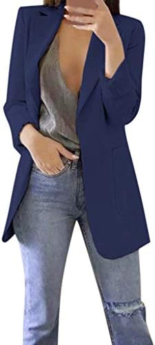 ז'קט סתיו משרד חורף נשים מעיל קרדיגנים שרוול ארוך חליפה ארוכת