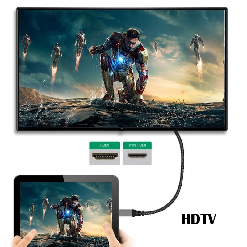 xiwai 4k mini hdmi 1.4 זכר ל- HDMI כבל הרחבה נקבה עבור DV MP4 מצלמה DC נייד מחשב נייד