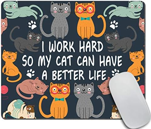 משטח עכבר מצחיק חתול שטיחי עכבר חדש עבודה מתנה משרד דקור חתול משטח עכבר חתול ליידי מתנה עבור עמית לעבודה חדרון