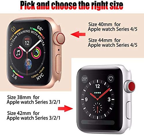 Sundo תואם למארז Apple Watch TPU רך TPU דק משקל קל משקל מגן על אביזרי שומר לחכמה עבור Smartwatch