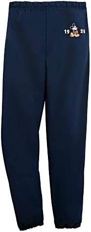 מכנסי טרנינג ג'וג'ר קלאסיים של דיסני מיקי מאוס למבוגרים - כחול