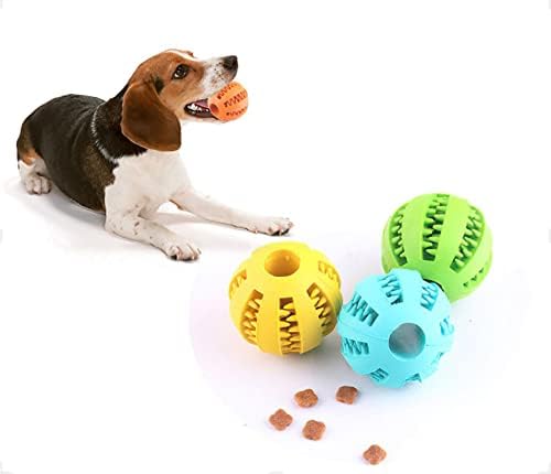 Na שיניים נושך צעצוע של חיית מחמד כלב שיניים ניקוי צעצוע כדור גומי חיית מחמד חיית מחמד צעצוע