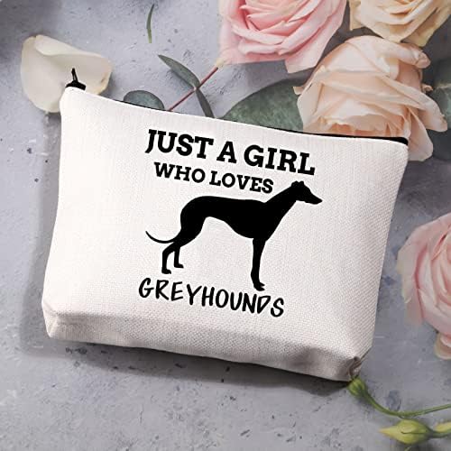 גרייהאונד כלב מאהב מתנות גרייהאונד אמא מתנה רק ילדה שאוהבת גרייהאונד איפור תיק עבור גרייהאונד בעל חבר