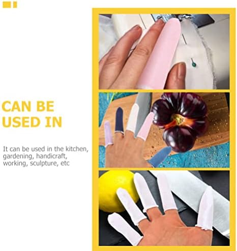 מגן מגן סד סד כותנה מיטות אצבע שרוולים: 100 יחידות אצבע תמיכה אצבע כיסוי עבור חתכים פצעים דלקת אקזמה חבורות
